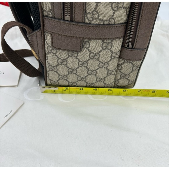 Gucci Ophedia GG Supreme, canvas and leather backpack made in Italy NWT - Picture 5 of 11
